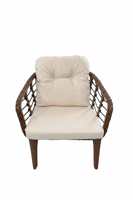 Hanah Home Manolya Conjunto de Jardín Marrón y Crema Hanah Home Manolya Conjunto de Jardín Marrón y Crema